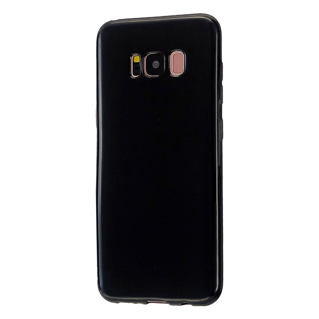 For Samsung S8/S8 Plus Smartphone Case Soft Hands Feel Precise Cutouts Anti-scrathc Mobile Phone TPU Shell Bright black