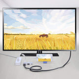 for HDMI VGA AV Adapter 4K Video Audio Conventor for iPhone/iPad/iPod to HDTV Projector Monitor Silver