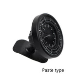 Card Button Paste Type Magnetic Clock Vehicle-mounted Mobile Phone Stents black