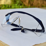 Safety Goggles Protective Transparent Protection Anti Dust Saliva Goggles Outdoor Safety Equipment black_5PCs