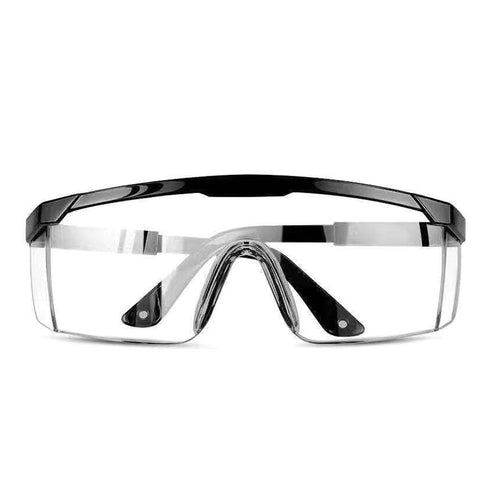 Safety Goggles Protective Transparent Protection Anti Dust Saliva Goggles Outdoor Safety Equipment black_5PCs