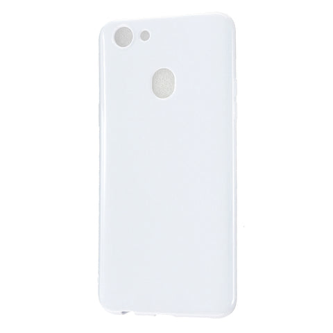 For OPPO A79/A83 Cellphone Cover Soft Hands Feel No-Fade TPU Phone Case Full Body Protection Milk white