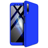 For Samsung A7 2018 3 in 1 360 Degree Non-slip Shockproof Full Protective Case blue_Samsung A7 2018