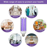 LED Germicidal Corn Lamp 60w Household Ultraviolet Germicidal Lamp Remote Control Mite Removal Ozone Sterilization Lamp With remote control (220V)