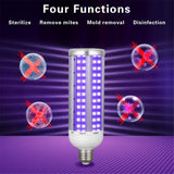 LED Germicidal Corn Lamp 60w Household Ultraviolet Germicidal Lamp Remote Control Mite Removal Ozone Sterilization Lamp With remote control (220V)