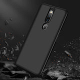 For OPPO F11 pro Ultra Slim PC Back Cover Non-slip Shockproof 360 Degree Full Protective Case Blue black blue