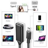 USB Type C to HDMI Adapter USB 3.1 (USB-C) to HDMI Adapter Male to Female Converter for MacBook2016/Huawei Matebook/Smasung S8 As shown