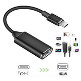 USB Type C to HDMI Adapter USB 3.1 (USB-C) to HDMI Adapter Male to Female Converter for MacBook2016/Huawei Matebook/Smasung S8 As shown