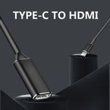 USB Type C to HDMI Adapter USB 3.1 (USB-C) to HDMI Adapter Male to Female Converter for MacBook2016/Huawei Matebook/Smasung S8 As shown