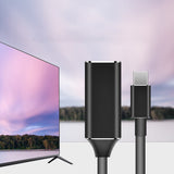USB Type C to HDMI Adapter USB 3.1 (USB-C) to HDMI Adapter Male to Female Converter for MacBook2016/Huawei Matebook/Smasung S8 As shown