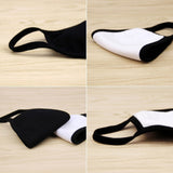 Men Women Riding Cotton Mask Dust-proof Fashion Black Facial Expression Teeth Warm Mask KZ-3016