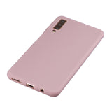For Samsung A7 2018 Lovely Candy Color Matte TPU Anti-scratch Non-slip Protective Cover Back Case 9