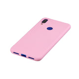 For Redmi 7 Lovely Candy Color Matte TPU Anti-scratch Non-slip Protective Cover Back Case dark pink