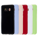 For Samsung S8/S8 Plus Smartphone Case Soft Hands Feel Precise Cutouts Anti-scrathc Mobile Phone TPU Shell Bright black