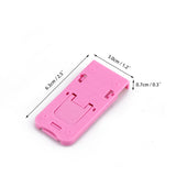 Portable Mini Mobile Phone Holder Foldable Desk Stand Holder 4 Degrees Adjustable Universal for iPhone black