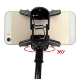 Universal Flexible Holder Arm Lazy Mobile Phone Gooseneck Stand Holder Stents Flexible Bed Desk black