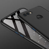 For OPPO A12 Mobile Phone Cover 360 Degree Full Protection Phone Case black