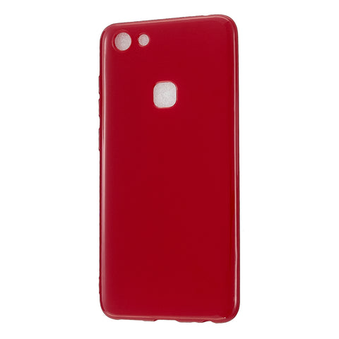 For VIVO Y83/Y85 Cellphone Cover Phone Screen Protector Soft TPU Phone Case Full Body Protection Shell Rose red
