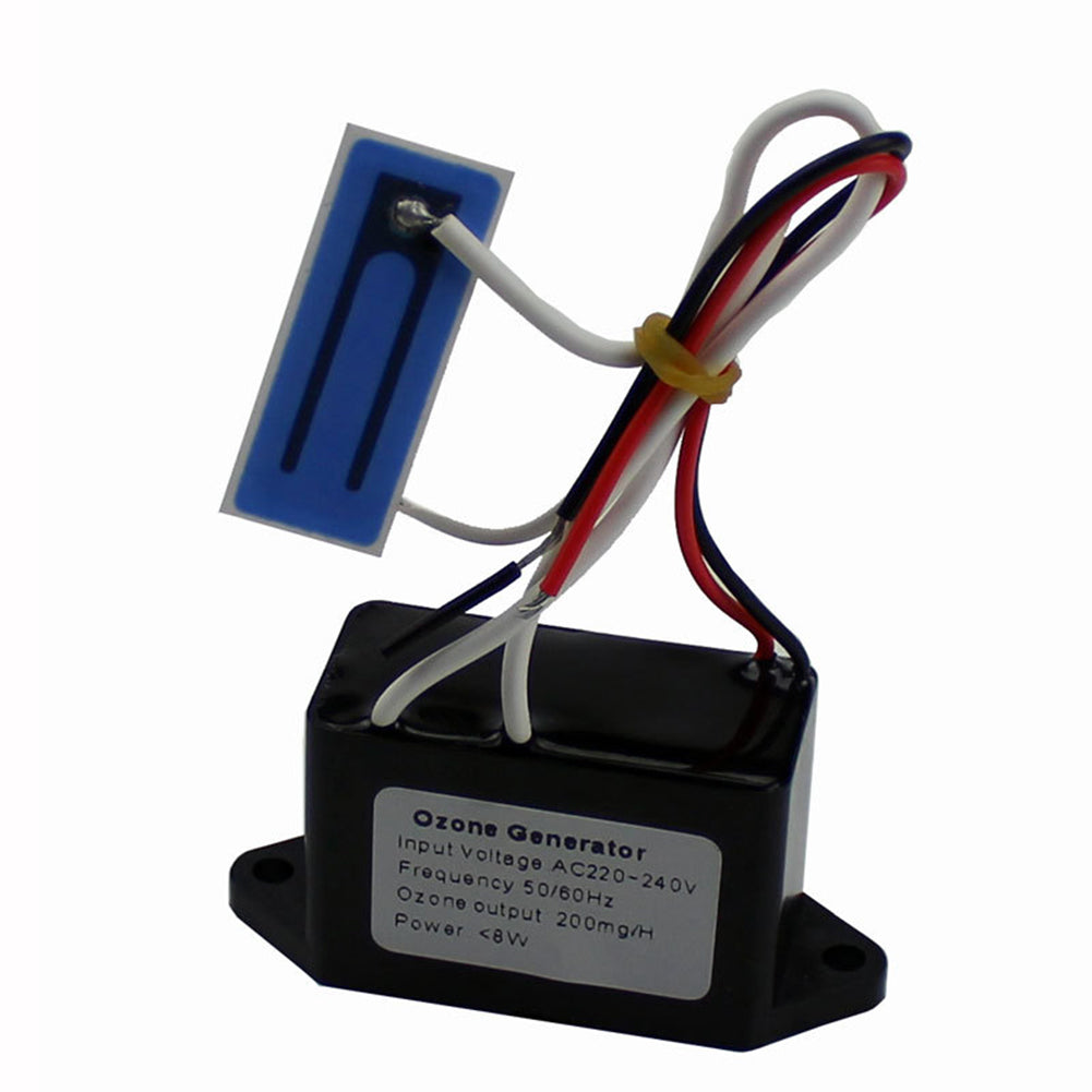 DIY Home Ozone Generator Air Purifier Car Deodorant Sterilizer for Freshing Fruits Vegetables AC220V 200mg