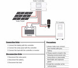 LCD 10/ 20/30 / 40A 12V / 24V MPPT Solar Panel Regulator Charge Controller 3 Timer T20-20A