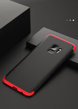 For Samsung S9 3 in 1 360 Degree Non-slip Shockproof Full Protective Case black