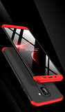 For Samsung J8 2018 360 Degree Protective Case Ultra Thin Hard Back Cover Rose gold