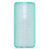 For OPPO F11 PRO Cartoon Lovely Coloured Painted Soft TPU Back Cover Non-slip Shockproof Full Protective Case with Lanyard Light blue