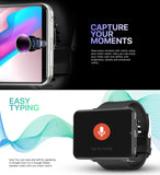 LEMFO LEMT 4G Smart Watch 2.8 Inch Big Screen 2700MAH 5 Million Pixels GPS Call Watch Silver grey (3+32G)