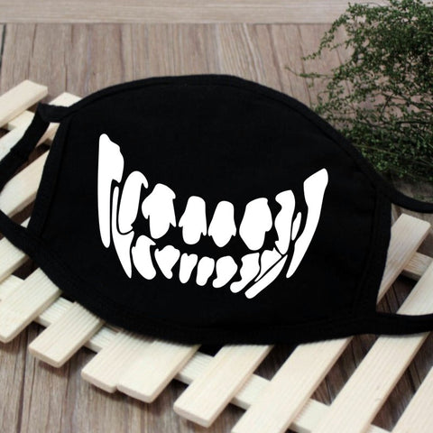 Men Women Riding Cotton Mask Breathable Dust-proof Facial Mouth Protection Fashion Black Mask KZ-3034