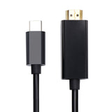 USB-C Type C USB 3.1 to HDMI 4k 2k HDTV Cable for Galaxy S8 S8+ Plus Cell Phone USB C to HDMI Adapter Cable black