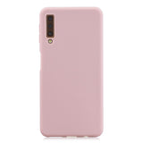 For Samsung A7 2018 Lovely Candy Color Matte TPU Anti-scratch Non-slip Protective Cover Back Case 12