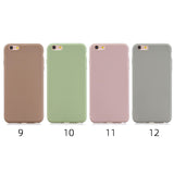For Samsung A7 2018 Lovely Candy Color Matte TPU Anti-scratch Non-slip Protective Cover Back Case 12