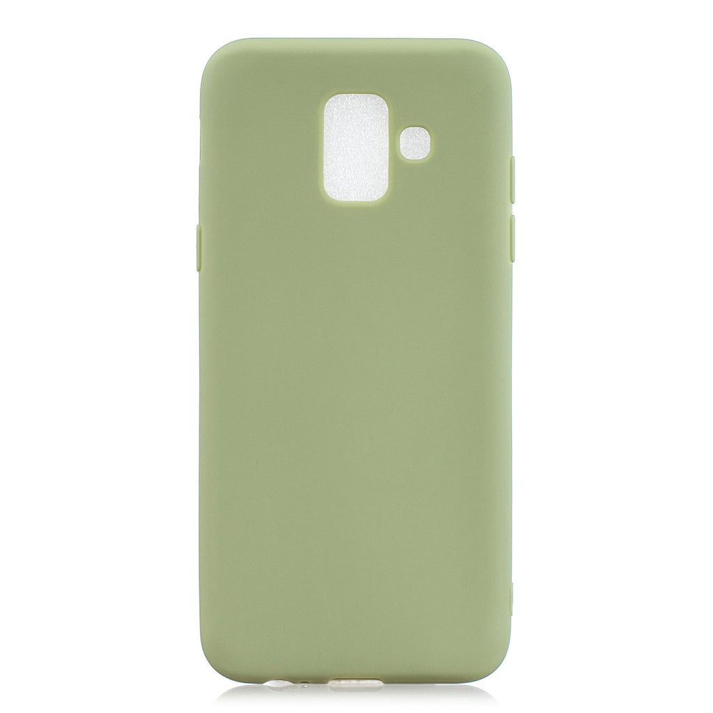 For Samsung A6 2018 Lovely Candy Color Matte TPU Anti-scratch Non-slip Protective Cover Back Case 10