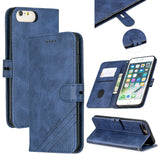 For iPhone 6 plus / 6S plus / 7 plus / 8 plus Denim Pattern Solid Color Flip Wallet PU Leather Protective Phone Case with Buckle & Bracket yellow