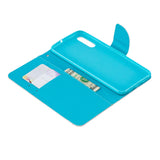 For Samsung A50/A70 Smartphone Case Overall Protective Phone Shell Lovely PU Leather Cellphone Cover with Card Slots  Magic butterfly