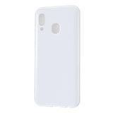 For Samsung A20E/A40/A70 Cellphone Cover Soft TPU Phone Case Simple Profile Scratch Resistant Full Body Protection Shell Milk white