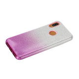 For Samsung A10/A50/A30S/A70/A20S Phone Case Gradient Color Glitter Powder Phone Cover with Airbag Bracket purple