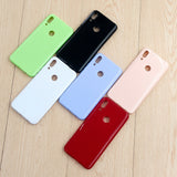 For HUAWEI Honor 10 Lite/P Smart/P Smart-Z 2019 Cellphone Shell Simple Profile Soft TPU Phone Case  Bright black