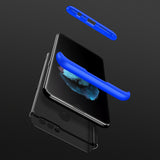 For OPPO A12 Mobile Phone Cover 360 Degree Full Protection Phone Case Blue black blue
