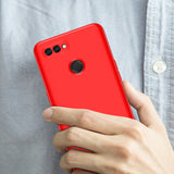 For OPPO A12 Mobile Phone Cover 360 Degree Full Protection Phone Case red