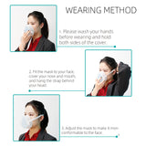 Reusable Three Layers Of Filter Dust-proof Anti-smog Universal Protective Mask Transparent