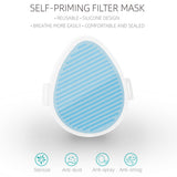 Reusable Three Layers Of Filter Dust-proof Anti-smog Universal Protective Mask Transparent