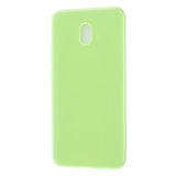 For Redmi 8 / Redmi 8A Cellphone Cover Glossy TPU Phone Case Defender Full Body Protection Smartphone Shell Fluorescent green