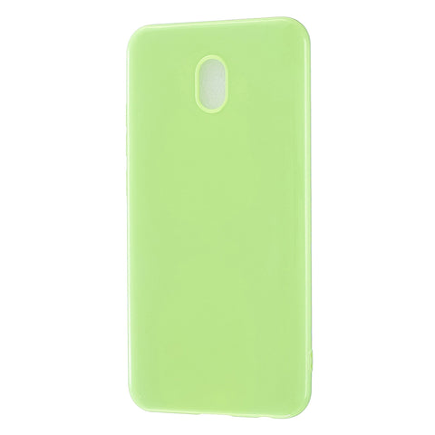For Redmi 8 / Redmi 8A Cellphone Cover Glossy TPU Phone Case Defender Full Body Protection Smartphone Shell Fluorescent green
