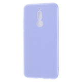 For Redmi 8 / Redmi 8A Cellphone Cover Glossy TPU Phone Case Defender Full Body Protection Smartphone Shell Taro purple