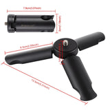 PULUZ Mini Portable Folding Plastic Stand Tripod Universal Phone Clamp Bracket Smartphones Holder Clip  black