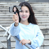 PULUZ Mini Portable Folding Plastic Stand Tripod Universal Phone Clamp Bracket Smartphones Holder Clip  black
