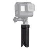 PULUZ Mini Portable Folding Plastic Stand Tripod Universal Phone Clamp Bracket Smartphones Holder Clip  black