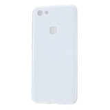 For VIVO Y83/Y85 Cellphone Cover Phone Screen Protector Soft TPU Phone Case Full Body Protection Shell Milk white
