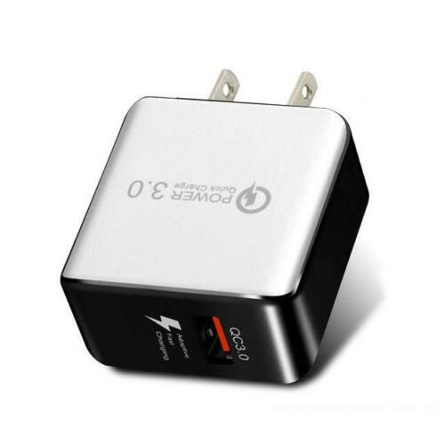 USB Fast Charging Quick Wall Charger Adapter Plug for Samsung Android iPhone LG white_US plug